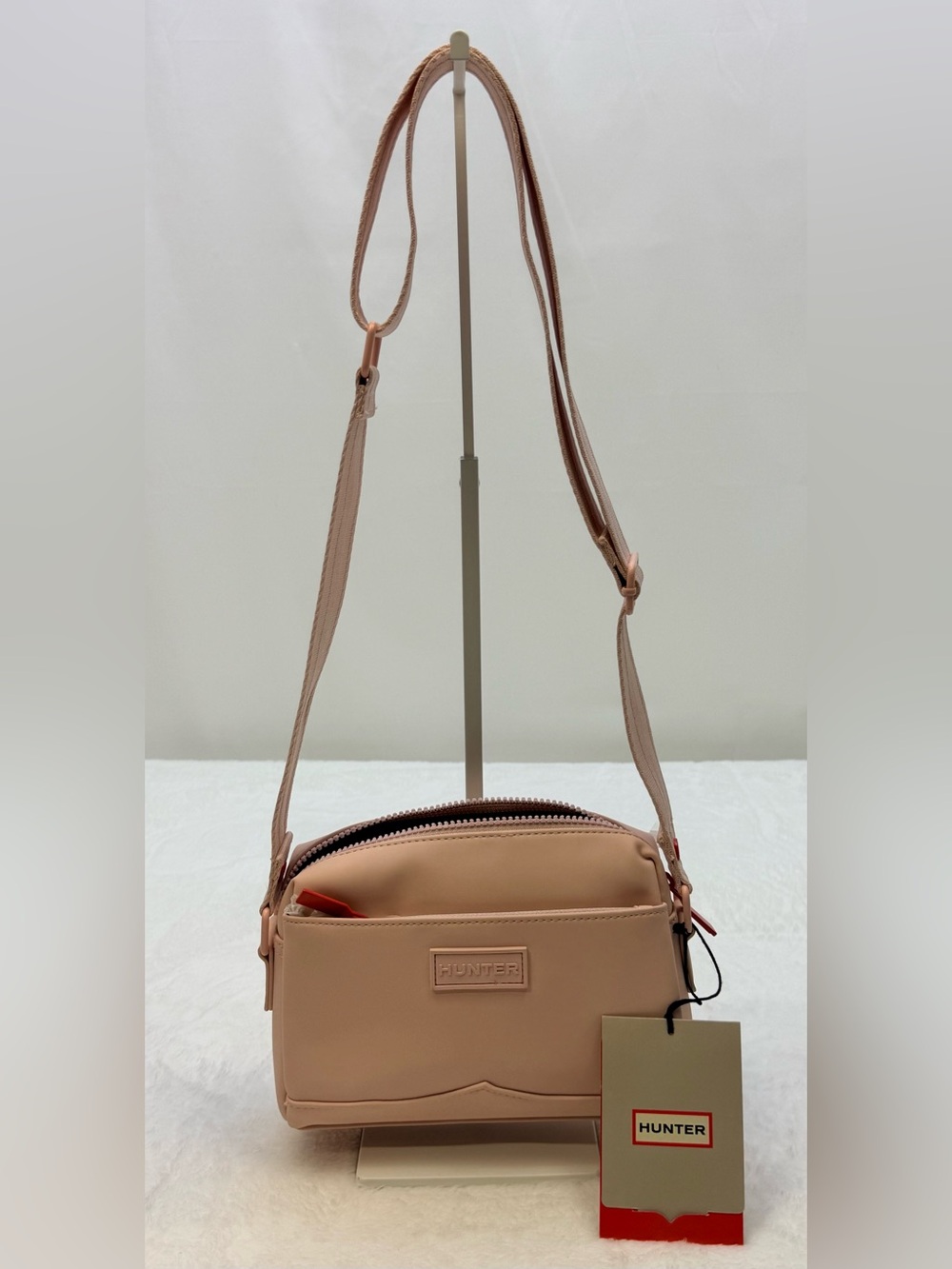 Hunter Everyday Blush Pink Adjustable Strap Water Resistant Crossbody Bag